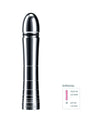 Mystim Glossy Glen e-Stim Aluminum Dildo
