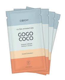  COOCHY Ultra Hydrating Shave Cream Bulk Bag - .35 oz Mango Coconut Foil Bag of 24