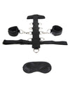 Lux Fetish 3 pc Adjustable Neck & Wristraint Set