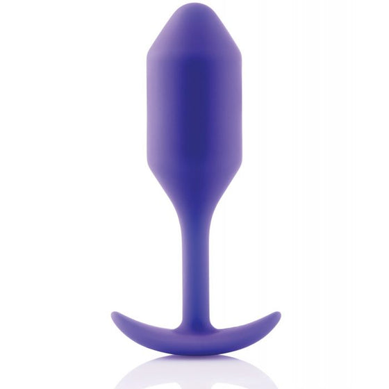 b-Vibe Weighted Snug Plug 2 - 114 g Purple