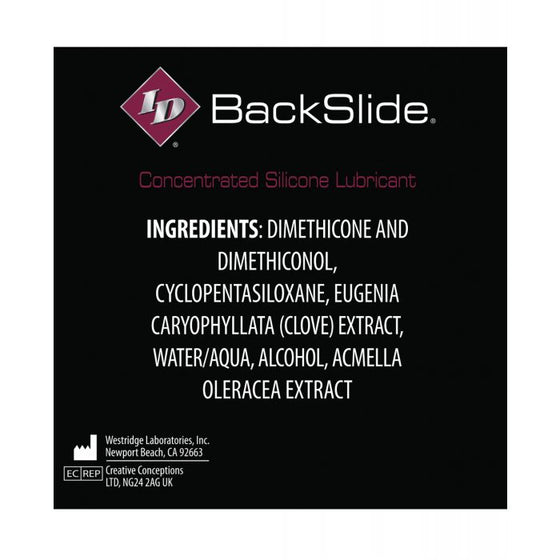 ID Backslide Anal Lubricant - 4.4 oz