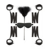 Easy Toys Beginners 6 Piece Beginners Bondage Set - Black
