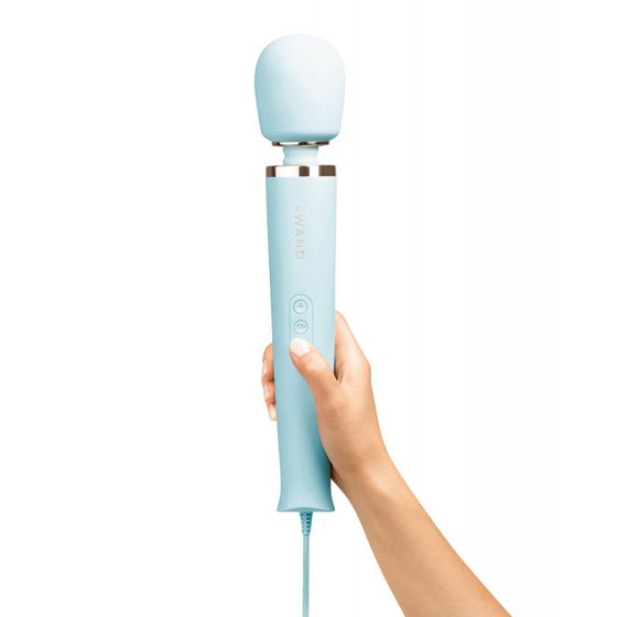Le Wand Powerful Plug-In Vibrating Massager - Sky Blue
