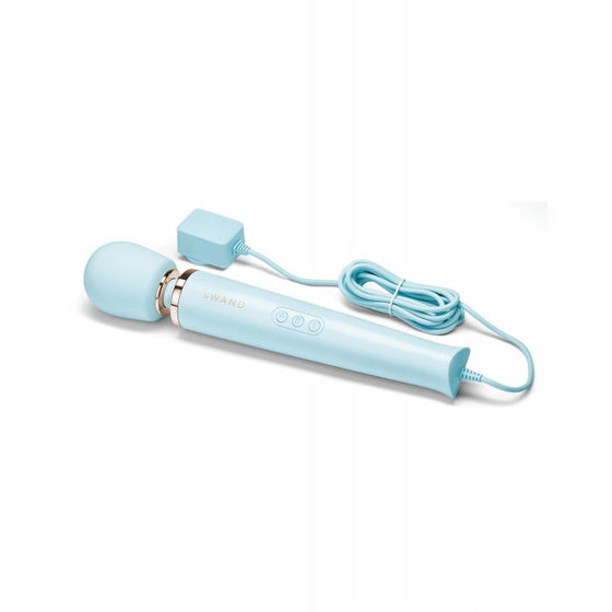 Le Wand Powerful Plug-In Vibrating Massager - Sky Blue