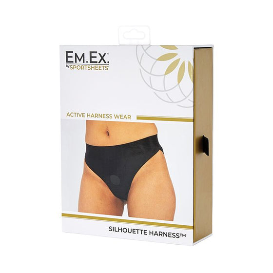 Sportsheets Em.Ex. Silhouette Harness XX-Large - Black
