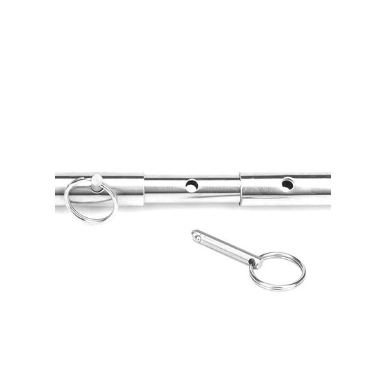 Lux Fetish Expandable Bar Spreader Set w/Leatherette Cuffs