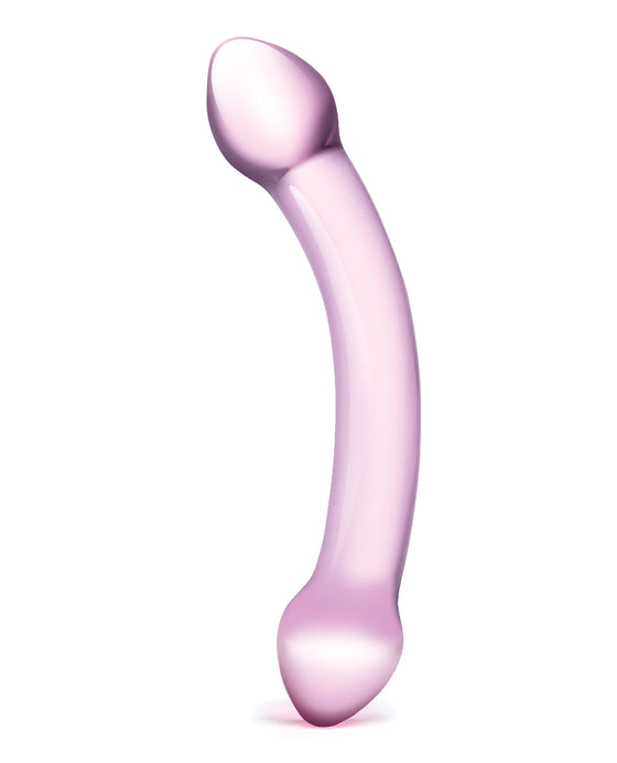 Glas Double Trouble Glass Dildo - Purple