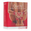 Shots Ouch Leather Hand & Leg Cuffs - Red