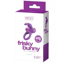  VeDO Frisky Bunny Rechargeable Vibrating Ring - Perfectly Purple