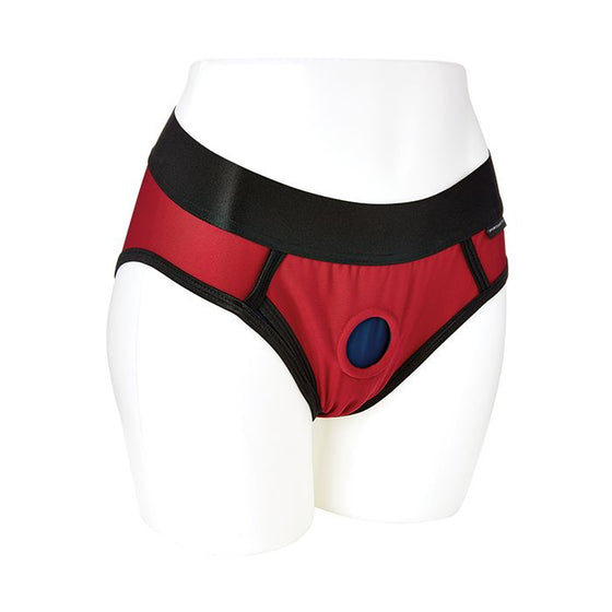 Sportsheets Em.Ex. Contour Harness XX-Large - Red