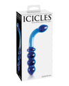 Icicles No. 31 Hand Blown Glass - Blue G Spot