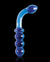 Icicles No. 31 Hand Blown Glass - Blue G Spot