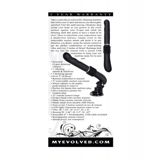 Evolved G Force Thruster - Black