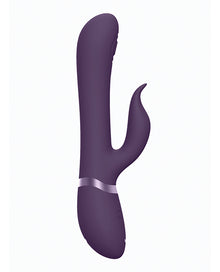  Shots Vive Etsu  Pulse G-Spot Rabbit w/Interchangeable Clitoral Attachments - Purple