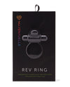 Nu Sensuelle Rev Silicone 7 Function Bullet Ring w/Flutter Tip - Black