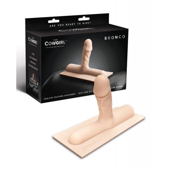The Cowgirl Bronco Silicone Attachment - Vanilla