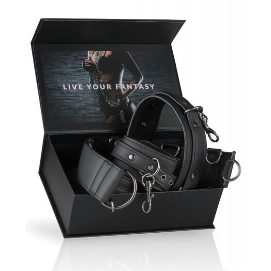 Easy Toys Neck To Wrist Restraint Set - Black