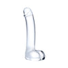 Glas 7" Realistic Curved Glass G-Spot Dildo