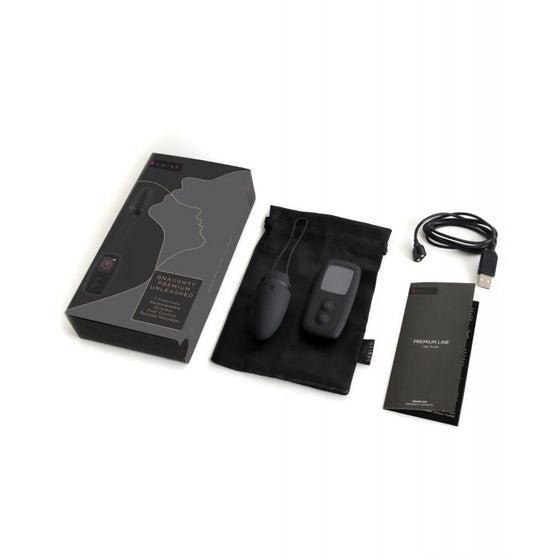 Bnaughty Premium Unleashed Remote Control Bullet - Noir