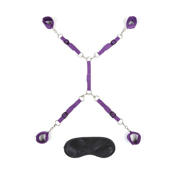 Lux Fetish Bed Spreader - Purple
