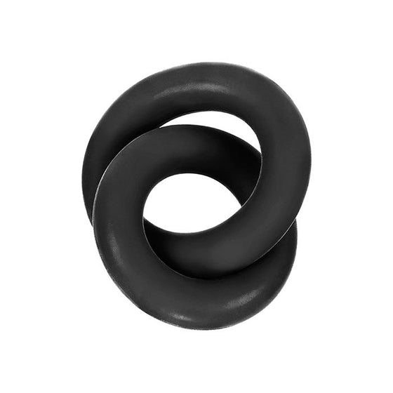 Hunky Junk Duo Linked Cock & Ball Rings - Tar