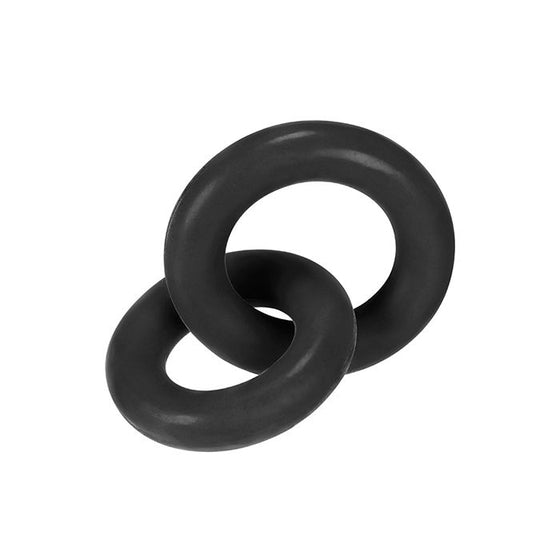 Hunky Junk Duo Linked Cock & Ball Rings - Tar