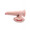 King Cock Plus 8" Triple Density Cock w/Swinging Balls - Ivory