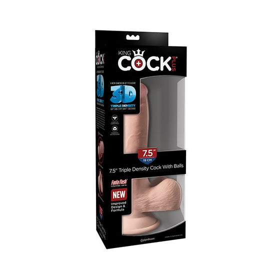 King Cock Plus 7.5" Triple Density Cock w/Balls