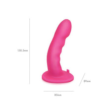  Pegasus 6" Rechargeable Ripple Peg w/Adjustable Harness & Remote - Pink