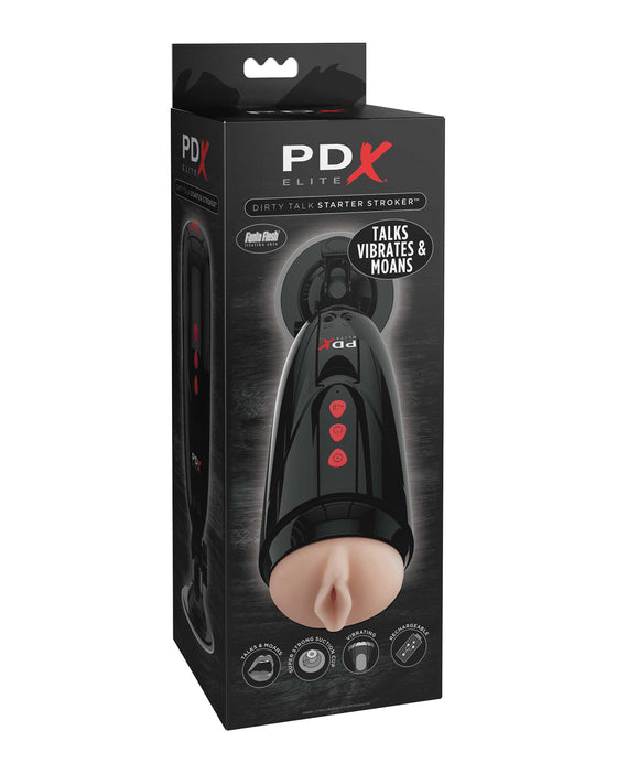 PDX Elite Dirty Talk Starter Stroker