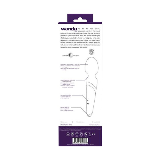 VeDO Wanda Rechargeable Wand - Deep Purple