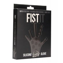  Shots Fistit Silicone Stimulation Glove - Black