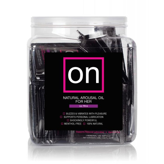 ON for Her Arousal Oil Ultra - Tub of 75 Single use Ampoule