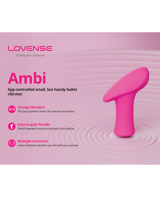 Lovense Ambi Bullet - Pink