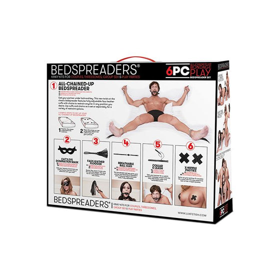 All Chained Up Bondage Play 6 pc Bedspreader Set