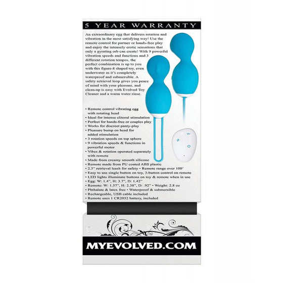 Evolved Twistin The Night Away Kegel Rechargeable - Blue