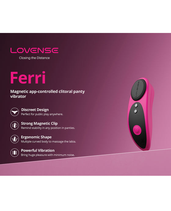 Lovense Ferri Panty Vibe - Pink