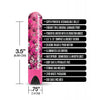 Buzzed 3.5" Rechargeable Bullet - Blazing Beauty Pink