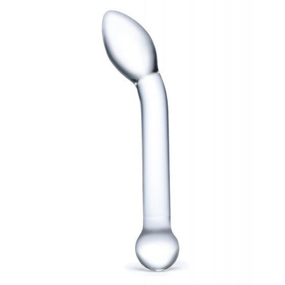Glas 8" Slimline G-Spot Glass Dildo