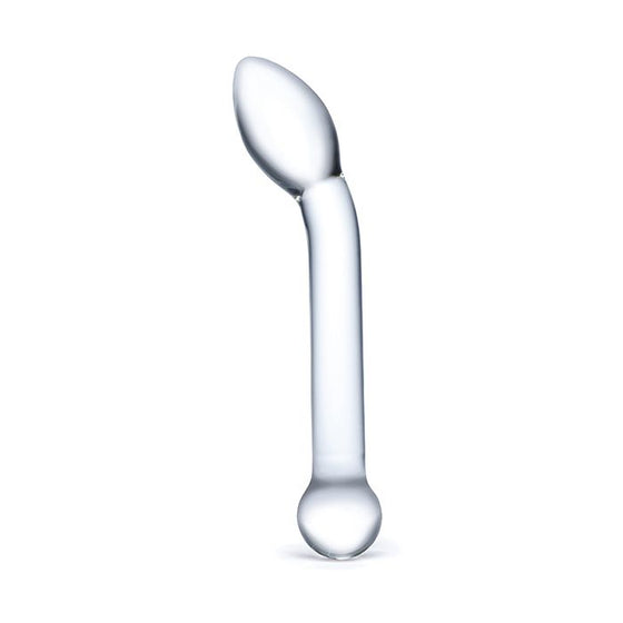 Glas 8" Slimline G-Spot Glass Dildo