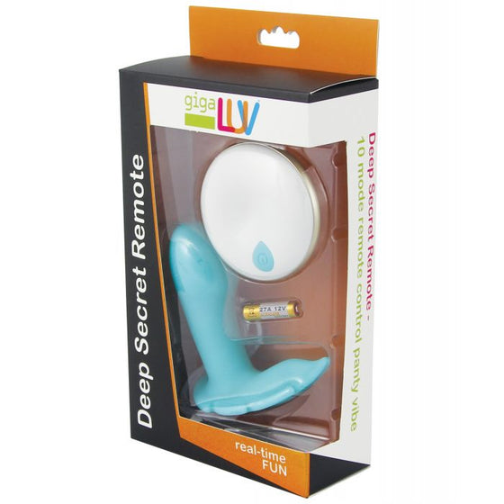 GigaLuv Deep Secret Remote - Tiffany Blue