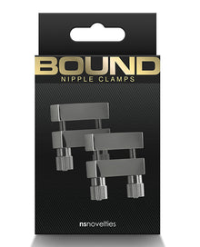  Bound V1 Nipple Clamps - Gunmetal