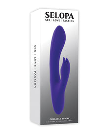 Selopa Poseable Bunny Rabbit Vibrator - Purple