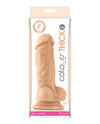 Colours Pleasures Thick 5" Dildo - White