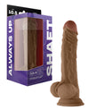 Shaft Model A Flexskin Liquid Silicone 10.5" Dong w/Balls - Oak