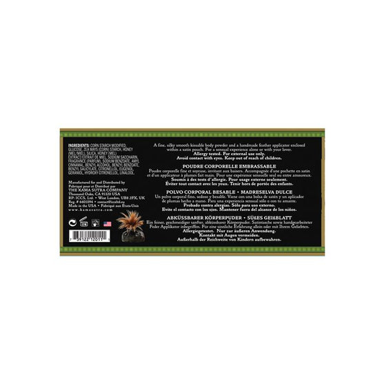 Kama Sutra Honey Dust - 6 oz Sweet Honeysuckle
