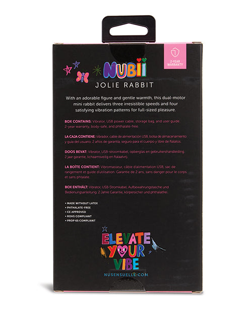 Nu Sensuelle Jolie Nubii Warming Mini Rabbit - Pink