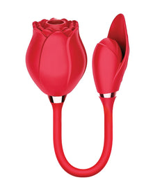  Wild Rose & Bullet Vibrator - Red