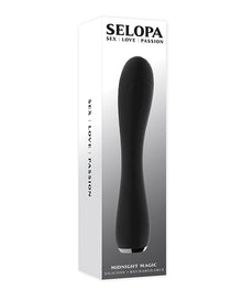  Selopa Midnight Magic Flexible Vibrator - Black