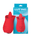 Luv Inc. Tongue Flickering Vibrator - Red